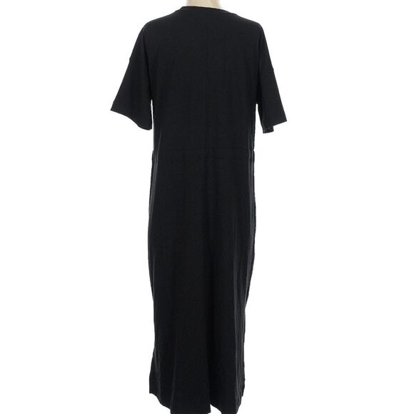 Boody T-Shirt Tie Dress Organic Cotton Bamboo Stretch with Pockets Size Small - Picture 4 of 7